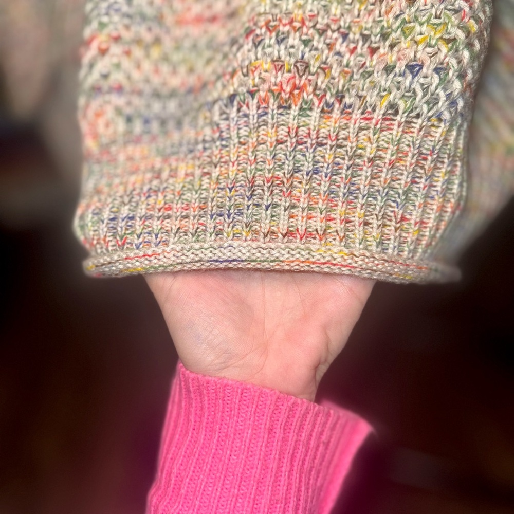 Cute Colorblock Retro Sweater - Picture 5 of 8